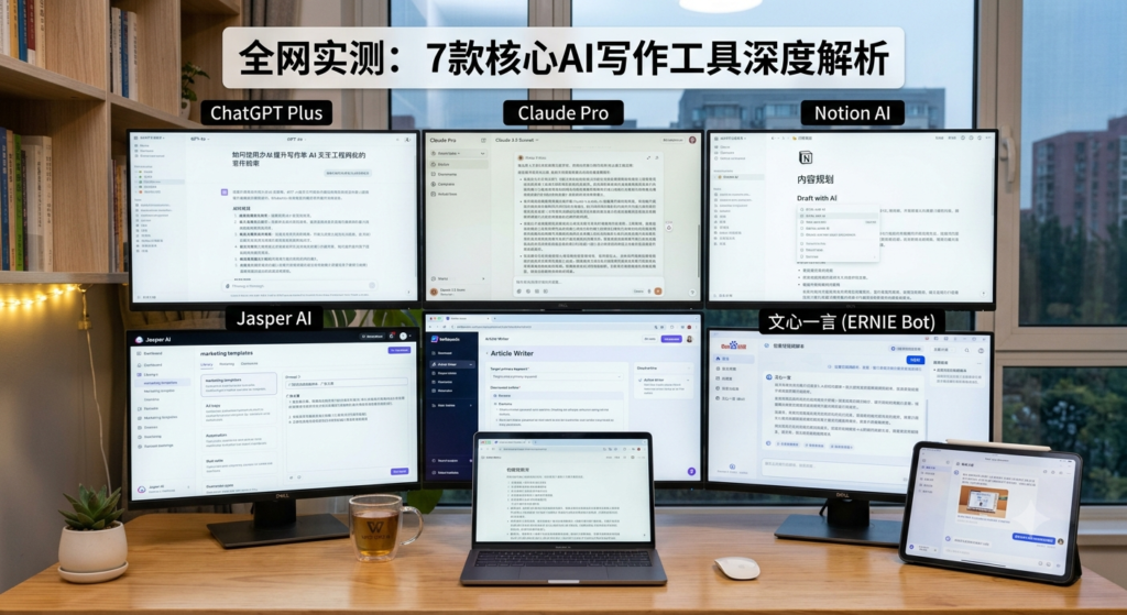 7 款 AI 写作工具实测对比