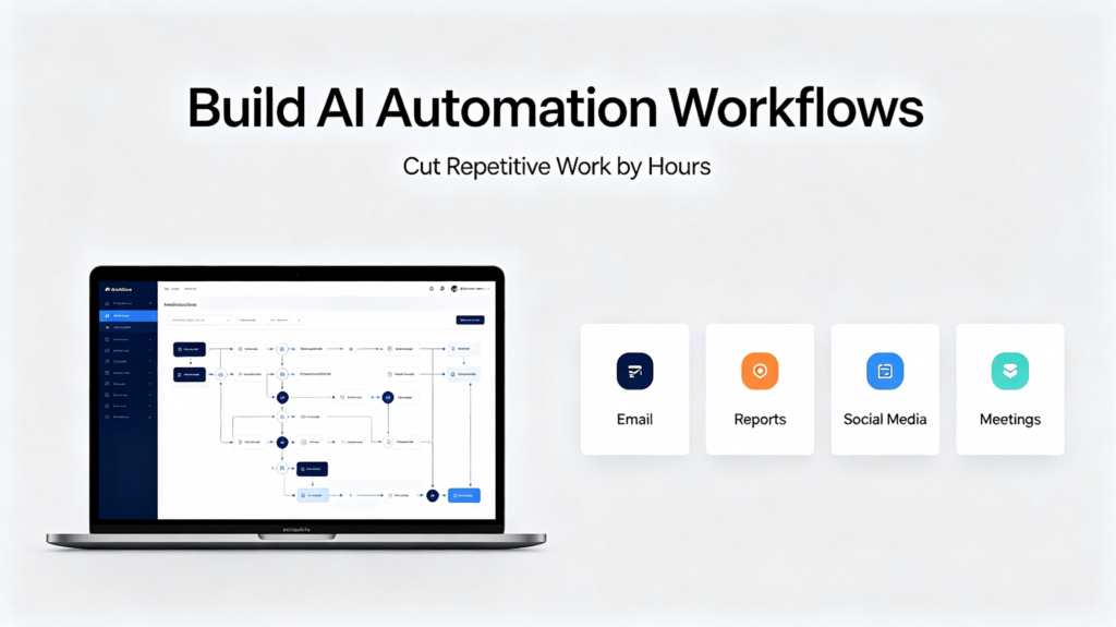 AI automation workflow 流程图示例
